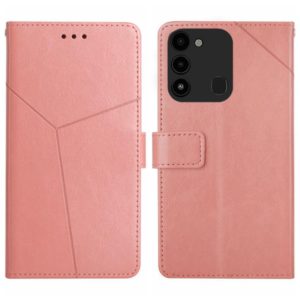 For Tecno Spark Go 2022 HT01 Y-shaped Pattern Flip Leather Phone Case(Pink) (OEM)