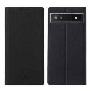For Google Pixel 6a ViLi DMX Series Shockproof Magnetic Flip Leather Phone Case(Black) (ViLi) (OEM)