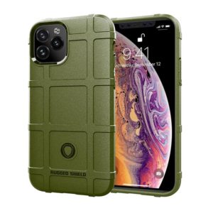 For iPhone 12 / 12 Pro Full Coverage Shockproof TPU Case(Army Green) (OEM)