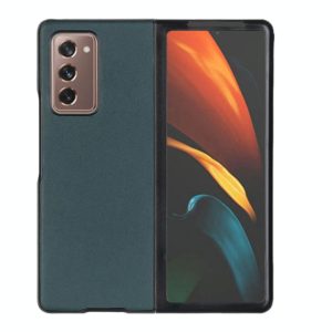 For Samsung Galaxy Z Fold2 5G Lambskin Texture Shockproof Protective Case(Green) (OEM)
