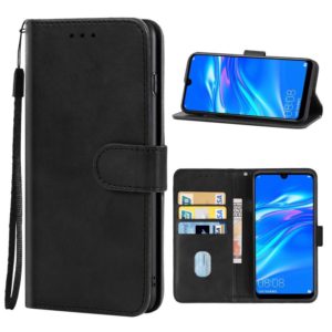 For Huawei Enjoy 9 Leather Phone Case(Black) (OEM)
