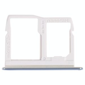 Nano SIM Card Tray + Micro SD Card Tray for LG Stylo 6 / K71 LMQ730HA, LM-Q730HA, LMQ730TM, LM-Q730TM (Blue) (OEM)