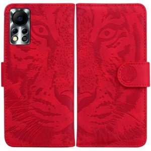 For Infinix Hot 11S NFC X6812B Tiger Embossing Pattern Horizontal Flip Leather Phone Case(Red) (OEM)