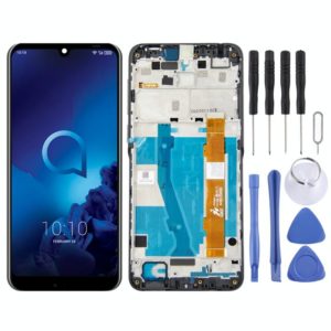 LCD Screen and Digitizer Full Assembly with Frame for Alcatel 3 / 3L 2019 OT-5053 5053K(Black) (OEM)
