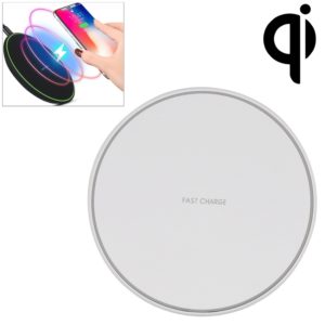KD-1 Ultra-thin 10W Normal Charging Wireless Charger (White) (OEM)
