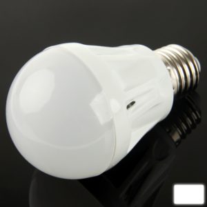 E27 5W Ball Steep Light Bulb, 18 LED SMD 2835, White Light, AC 220V (OEM)