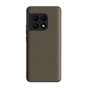 For OnePlus 10 5G Ultra-thin Carbon Fiber Texture Printing Phone Case(Gold) (OEM)