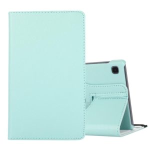 For Samsung Galaxy A7 Lite T220 360 Degree Rotation Litchi Texture Flip Leather Case with Holder(Sky Blue) (OEM)