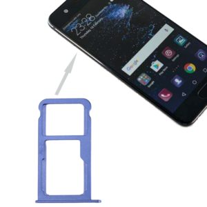 For Huawei P10 SIM Card Tray & SIM / Micro SD Card Tray(Blue) (OEM)
