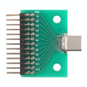 Type C Male Test Board USB 3.1 with PCB Board 24P+2P Connector (OEM)