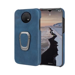 For Nokia G10 Ring Holder PU Phone Case(Blue) (OEM)
