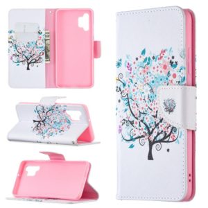 For Samsung Galaxy A32 4G Colored Drawing Pattern Horizontal Flip Leather Case with Holder & Card Slots & Wallet(Little Tree) (OEM)