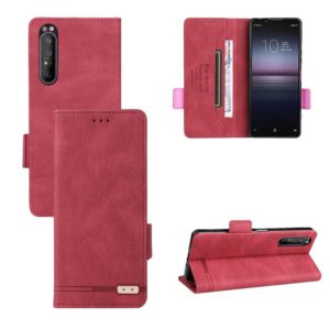 For Sony Xperia 1 II Magnetic Clasp Leather Phone Case(Red) (OEM)