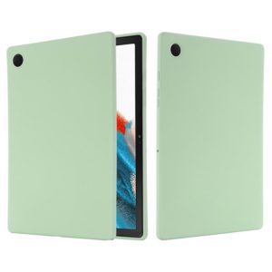 For Samsung Galaxy Tab A8 10.5 2021 Solid Color Liquid Silicone Shockpoof Tablet Case(Green) (OEM)