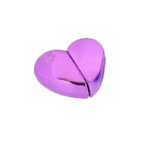 Heart-shaped Spray Perfume Bottle(Purple) (OEM)