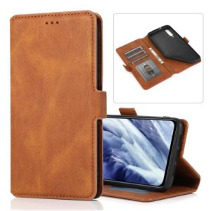 For Xiaomi Mi 9 Pro Retro Magnetic Closing Clasp Horizontal Flip Leather Case with Holder & Card Slots & Photo Frame & Wallet(Brown) (OEM)