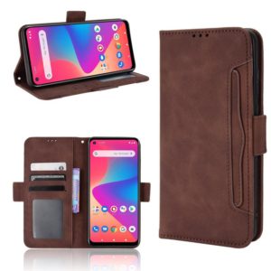 For BLU G71 Skin Feel Calf Pattern Leather Phone Case(Brown) (OEM)
