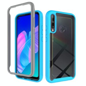 For Huawei Y7p Starry Sky Solid Color Series Shockproof PC + TPU Protective Case(Sky Blue) (OEM)