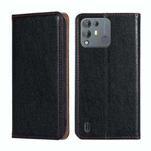 For Blackview A55 Pro Pure Color Magnetic Leather Phone Case(Black) (OEM)