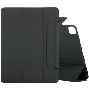 For iPad Pro 11 2022 / 2021 / 2020 / 2018 / Air 2020 10.9 Horizontal Flip Ultra-thin Fixed Buckle Magnetic PU Leather Tablet Case With Three-folding Holder & Sleep / Wake-up Function(Black) (OEM)