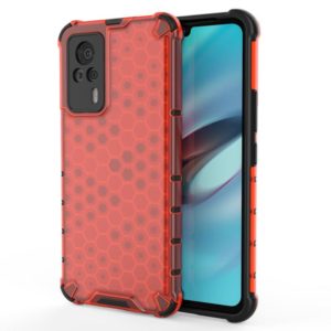 For vivo S9e Shockproof Honeycomb PC + TPU Case(Red) (OEM)