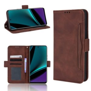 For Infinix Note 11 Pro Skin Feel Calf Pattern Leather Phone Case(Brown) (OEM)