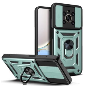 For Honor X9 5G/X9 4G Sliding Camera Design TPU + PC Phone Case(Green) (OEM)