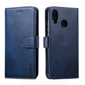 For Huawei P20 Lite GUSSIM Business Style Horizontal Flip Leather Case with Holder & Card Slots & Wallet(Blue) (GUSSIM) (OEM)