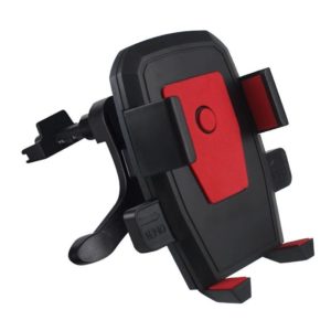 2 PCS Car Air-conditioning Air Outlet Hook Type Mobile Phone Holder(Red) (OEM)