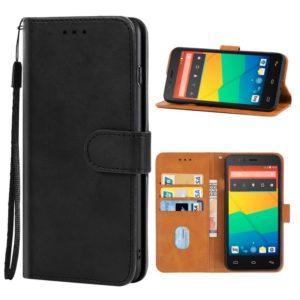 Leather Phone Case For BQ Aquaris E5(Black) (OEM)