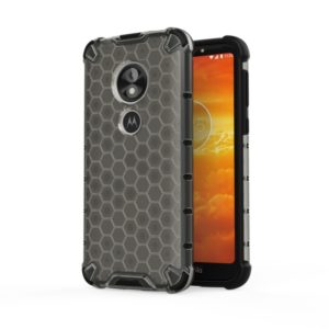 For Motorola Moto E5 Play Go Shockproof Honeycomb PC + TPU Case(Grey) (OEM)