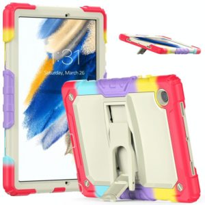 For Samsung Galaxy Tab A8 10.5 2021 Shockproof Beige Silicone + PC Tablet Protective Case(Camouflage Red) (OEM)