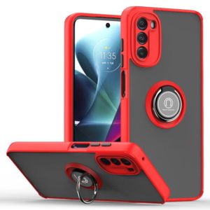 For Motorola Moto G 5G 2022 Q Shadow 1 Series TPU and PC Phone Case(Red) (OEM)