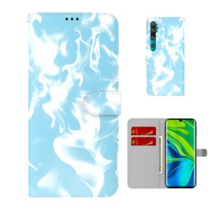 For Xiaomi Mi CC9 Pro/Note 10/Note 10 Pro Cloud Fog Pattern Horizontal Flip Leather Case with Holder & Card Slot & Wallet(Sky Blue) (OEM)