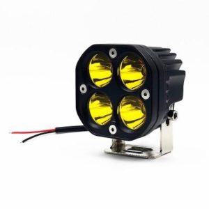 40W Yellow Light Motorcycle LED Spotlight Headlight Car Front Bumper Light Off-Road Vehicle Modified Roof Light (OEM)