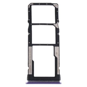 SIM Card Tray + SIM Card Tray + Micro SD Card Tray for Xiaomi Redmi Note 9 5G / Redmi Note 9T M2007J22G M2007J22C(Purple) (OEM)