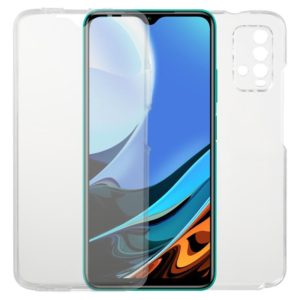 For Xiaomi Redmi Note 9 4G PC+TPU Ultra-Thin Double-Sided All-Inclusive Transparent Mobile Phone Case (OEM)