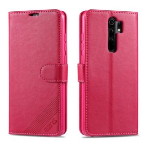 For Xiaomi Redmi 9 AZNS Sheepskin Texture Horizontal Flip Leather Case with Holder & Card Slots & Wallet(Red) (AZNS) (OEM)
