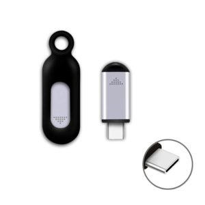 R09 Mobile Phone Intelligent Remote Control Infrared Mobile Phone Remote Control, Interface: Type-C (Silver) (OEM)