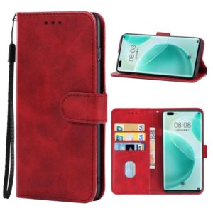 For Huawei nova 8 Pro Leather Phone Case(Red) (OEM)