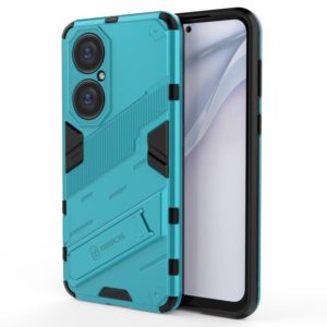 For Huawei P50 Punk Armor 2 in 1 PC + TPU Shockproof Case with Invisible Holder(Blue) (OEM)
