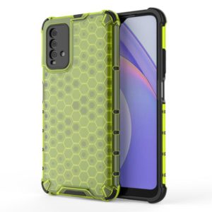For Xiaomi Redmi 9T Shockproof Honeycomb PC + TPU Case(Green) (OEM)