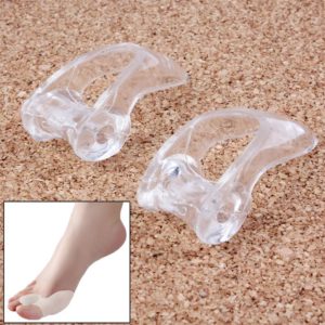 1 Pair Foot Care Protective Silicone Toe Pad(Transparent) (OEM)