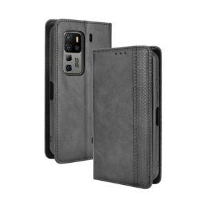 For Ulefone Armor 11 5G / Armor 11T 5G Magnetic Buckle Retro Crazy Horse Texture Horizontal Flip Leather Case with Holder & Card Slots & Photo Frame(Black) (OEM)