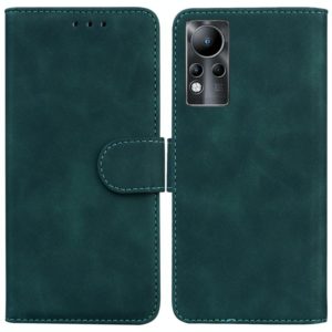 For Infinix Note 11 Skin Feel Pure Color Flip Leather Phone Case(Green) (OEM)