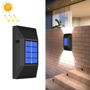 Outdoor Decorative Waterproof Solar Wall Light, Spec: 6 LEDs White Light (OEM)