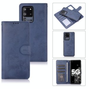 For Samsung Galaxy S20+ Retro 2 in 1 Detachable Magnetic Horizontal Flip TPU + PU Leather Case with Holder & Card Slots & Photo Frame & Wallet(Dark Blue) (OEM)