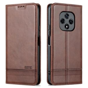 For Huawei nova 9z 5G AZNS Magnetic Calf Texture Leather Phone Case(Dark Brown) (AZNS) (OEM)