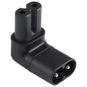 C7 to C8 Elbow AC Power Plug Adapter Converter Socket (OEM)