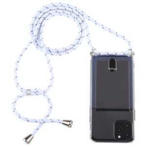 For iPhone 11 Pro Transparent TPU Protective Case with Lanyard & Card Slot(Transparent) (OEM)